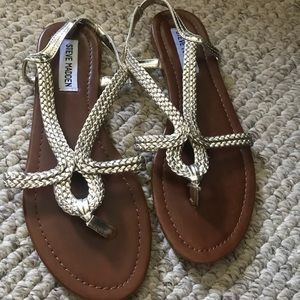 Steve Madden gold sandals - brand new never worn!